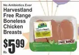 Key Food Harvestland Free Range Boneless Chicken Breasts offer