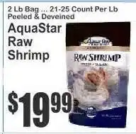Key Food AquaStar Raw Shrimp offer
