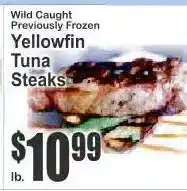 Key Food Yellowfin Tuna Steaks offer