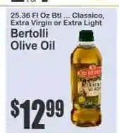 Key Food Bertolli Olive Oil offer