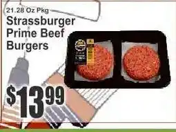 Key Food Strassburger Prime Beef Burgers offer