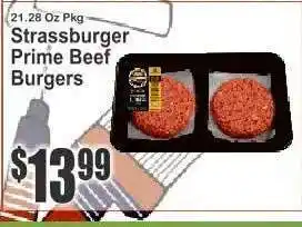 Key Food Strassburger Prime Beef Burgers offer