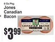 Key Food Jones Canadian Bacon offer