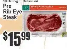 Key Food Pre Rib Eye Steak offer