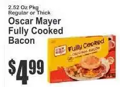 Key Food Oscar Mayer Fully Cooked Bacon offer
