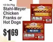 Key Food Stahl-Meyer Chicken Franks or Hot Dogs offer