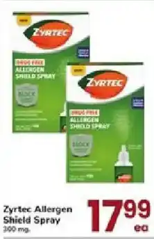 ACME Zyrtec Allergen Shield Spray offer