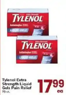 ACME Tylenol Extra Strength Liquid Gels Pain Relief offer