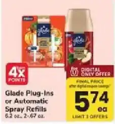 ACME Glade Plug-Ins or Automatic Spray Refills offer