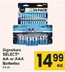 ACME Signature Select AA or AAA Batteries offer