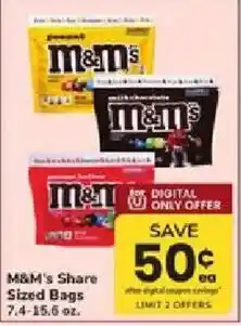 ACME M&M's Share Sized Bags offer