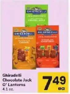 ACME Ghiradelli Chocolate Jack O' Lanterns offer