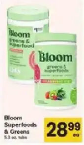 ACME Bloom superfoods & greens offer