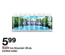 Target Ice Mountain bottled water offer