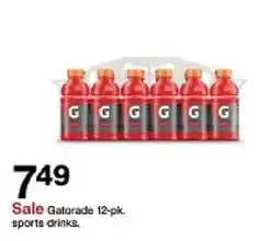 Target Gatorade sports drinks offer