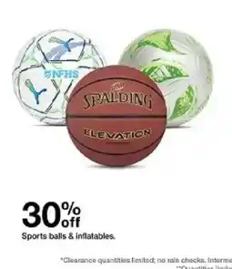 Target Spalding elevation sports balls offer