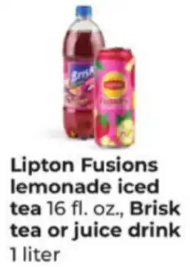 Lipton Fusions lemonade iced tea
