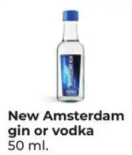 New Amsterdam gin or vodka