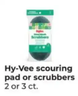 Hy-Vee Hy-Vee scouring pad or scrubbers offer
