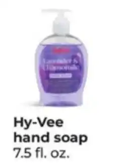 Hy-Vee Hy-Vee hand soap offer