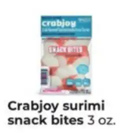 Hy-Vee Crabjoy surimi snack bites offer