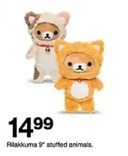 Target Rilakkuma 9" stuffed animals offer