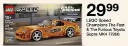 Target Lego Speed Champions The Fast & The Furious Toyota Supra Mk4 offer