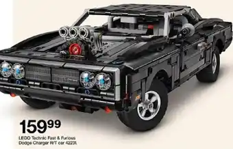 Lego Technic Fast & Furious Dodge Charger R/T car