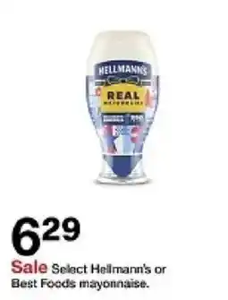 Target Select Hellmann's or Best Foods mayonnaise offer