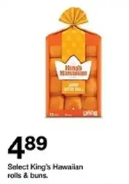 Target Select King's Hawaiian rolls & buns offer