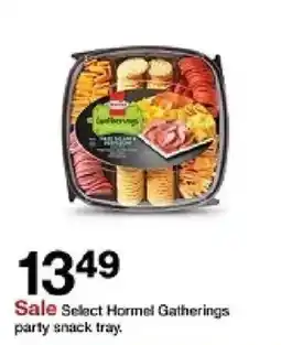 Target Select Hormel Gatherings party snack tray offer