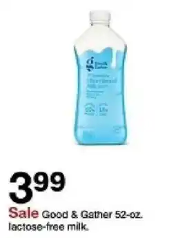 Target Good & Gather lactose-free milk offer