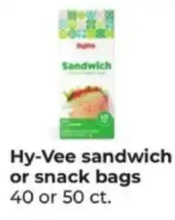Hy-Vee Hy-Vee sandwich or snack bags offer