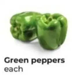 Hy-Vee Green peppers offer