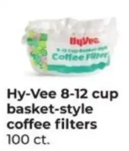 Hy-Vee Hy-Vee 8-12 cup basket-style coffee filters offer
