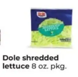 Hy-Vee Dole shredded lettuce offer
