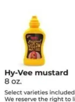 Hy-Vee Hy-Vee mustard offer