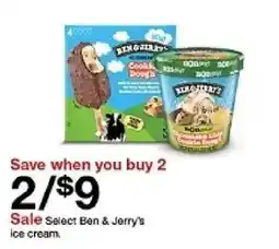 Target Select Ben & Jerry's Ice Cream offer