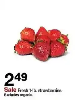 Target Fresh strawberries offer