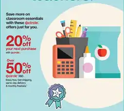 Target Ocircle classroom essentials offer