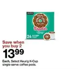 Target Kellogg's donut shop coffee regular offer