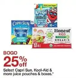 Target Select Capri Sun, Kool-Aid & more juice pouches & boxes offer