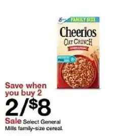 Target General Mills family-size cereal offer