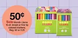 Target Mondo Llama colored markers offer