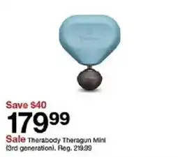Target Therabody Theragun Mini offer