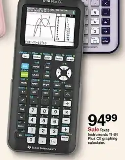 Target Texas Instruments TI-84 Plus CE graphing calculator offer