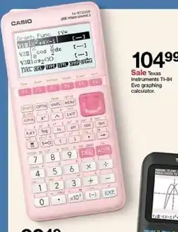 Target Texas Instruments TI-84 Evo graphing calculator offer