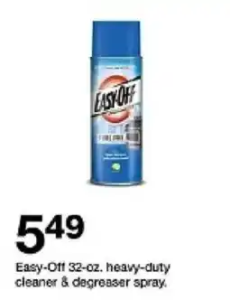 Target Easy-Off heavy-duty cleaner & degreaser spray offer
