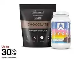 Target Just Ingredients chocolate protein powder offer
