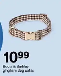 Target Boots & Barkley gingham dog collar offer